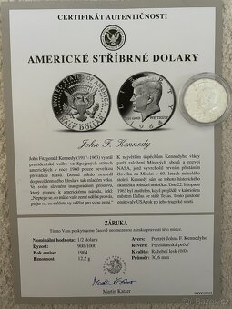 Sada amerických a kanadských stříbrných mincí - 6