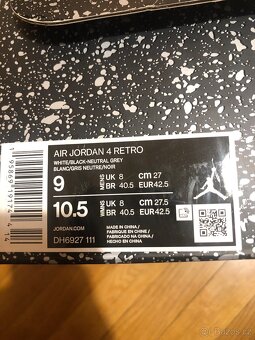 Prodám boty Jordan 4 Military Black - 6