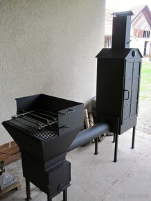 Topeniště k udírně + grilovací nástavba - 6