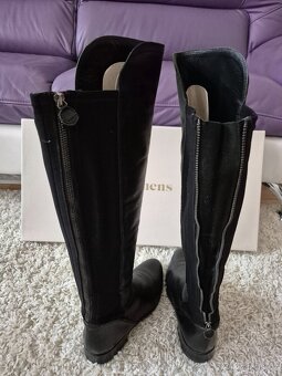 Dámské kožené kozačky, velikost 39 - 6