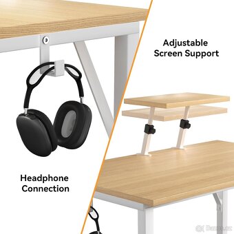 Počítačový stůl do menších prostor - 6