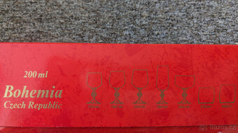 Broušené šampaňské skleničky Bohemia Crystal - 6