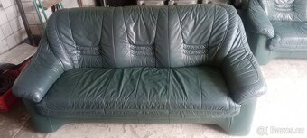 Kožená sedací souprava 3+2 - 6