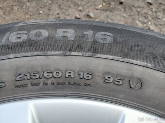 Prodám sadu Orig ALU kol VW 215/60R16 letní - 6