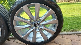 Letní sada Alu kol R18 Mazda 3 215/45 s novými pneu - 6