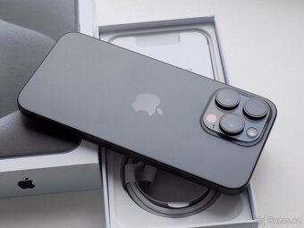 APPLE iPhone 15 Pro MAX 256GB Černý titan - ZÁRUKA - TOP - 6