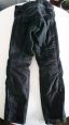 Pánské moto kalhoty POLO, černý nylon/textil vel.S - 6