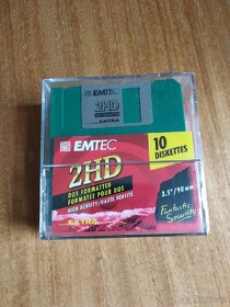 Diskety 2HD BASF - EMTEC a Verbatim a SONY - 6