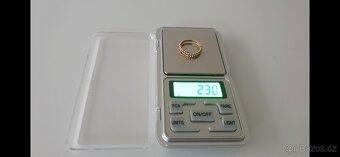 Zlatý prsten s kuličkami - 6