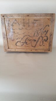 Skříňka na dopisy / šperkovnice z roku 1864 - 6