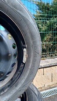 Prodáno - Sada plechových kol Kia s letními pneu 185/65 R15 - 6