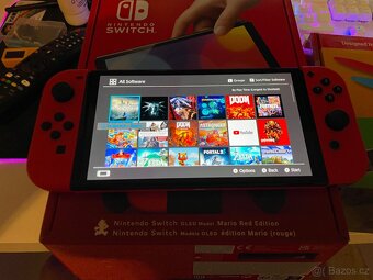 Nintendo switch oled Mario edice - 6