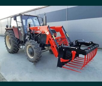 MONTÁŽ ČELNÍHO NAKLADAČE NA ZETOR, ZDARMA JOYSTICK A VIDLE. - 6