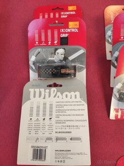 -NOVÉ- Wilson omotávky, potítka, vibrastopy na tenis - 6