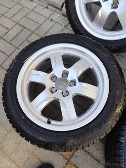 ALU 5x112 r17 AUDI + PNEU - PĚKNÁ SADA - 6