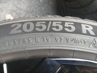 Prodám sadu ALU kol Brock 205/55R19 zimní - 6