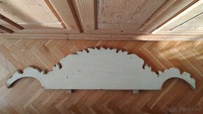 Dřevěná ozdobná starožitná řezba na nábytek - 6