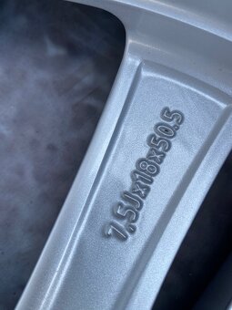 Originál Alu kola Volvo XC40, V90CC 235/55/18 TOP STAV - 6