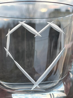 Ruckl 2x křišťálová sklenice Love 200ml Rony Plesl - 6