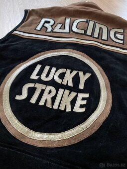 Kožená závodní vesta Lucky Strike Racing - 6