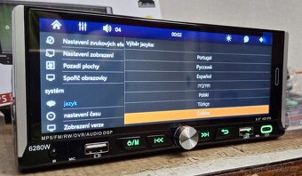 1DIN autorádio s bezdrátovým Apple Carplay a Android Auto - 6