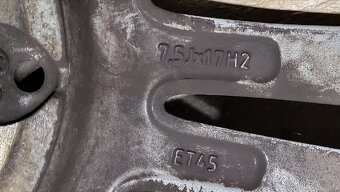 Prodám originální Mercedes ALU 7,5Jx17 H2 - 6