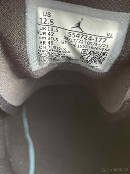 Jordan 1 Mid White Pollen Black - 6