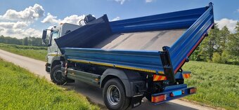 Mercedes Atego 1218 třístranný sklápěč s hydraulickou rukou - 6