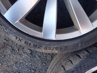 ALU kola originál VW 19" Lugano s letními pneu - 6