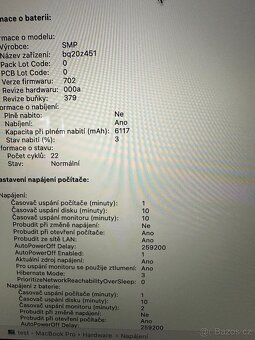 MacBook Pro 13" – i5 / 8 GB RAM / 256 GB SSD / Skvělý stav - 6