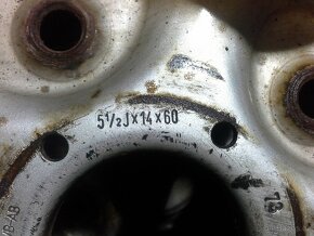 Pneu s disky 185 R 14 C ford Transit, 4ks nejete pneu - 6