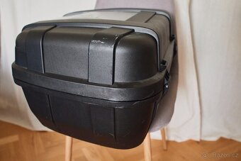 Moto kufr Kappa KGR52 Garda 52l černo stříbrný - 6