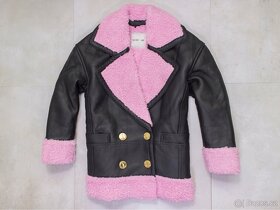 Kožená bunda KENZO Pink Black Leather - NOVÁ - 6