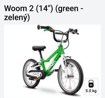 Woom 2 (14”) green - 6