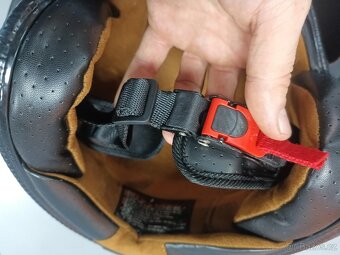 Prodám retro chrom helmu na moto NOVÁ - 6