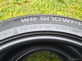 4x Zimní pneu Nokian WR SNOWPROOF P - 235/45 R18 XL - 90% - 6