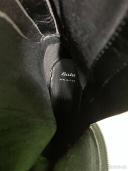 Dámské kožené kozačky Baťa - 6