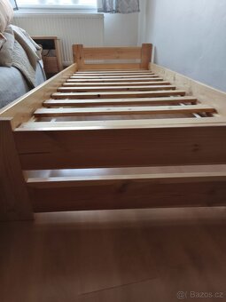 Jednolůžková postel s matrací - 6