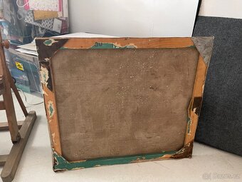 Srary malovaný obraz - 6