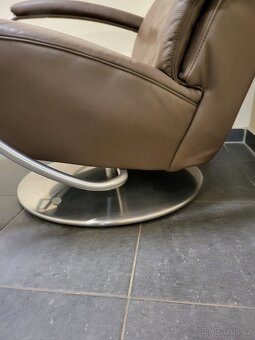 relaxační křeslo Himolla kožené - 6