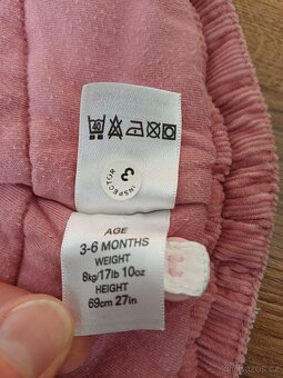 Dívčí manšestrový kabátek vel. 69 - 6