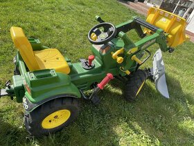 Šlapací traktor John Deere nafukovací kola - 6