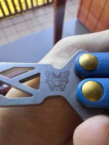 Nový BENCHMADE Necron 99T (balisong trainer) - 6