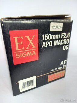 Sigma 150 mm f/2,8 APO EX DG Macro HSM pro Nikon - 6