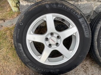Alu kola 5x100 r15 pneu letni 195/65R15 - 6