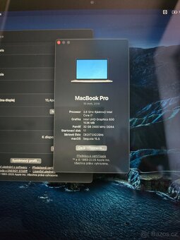MacBook Pro 15 CTO I7 32GB/1000GB Top stav - 6