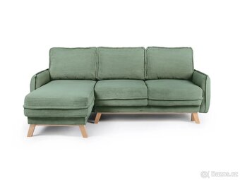 Rohové rozkládací sofa TORI vč.taburetu, - 6