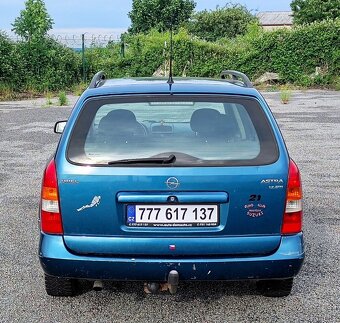 Opel Astra G kombi 1,7 DTi 55 kW, 2x klíč, klima, nová TK - 6