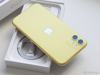 Apple iPhone 11 64GB Žlutý - ZÁRUKA 12 MĚSÍCŮ - 100% BATERIE - 6