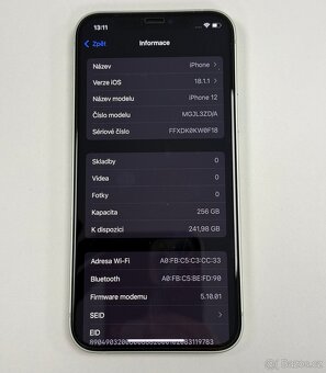 iPhone 12 256GB ✅ BATERIE 88% ZARUKA - 6